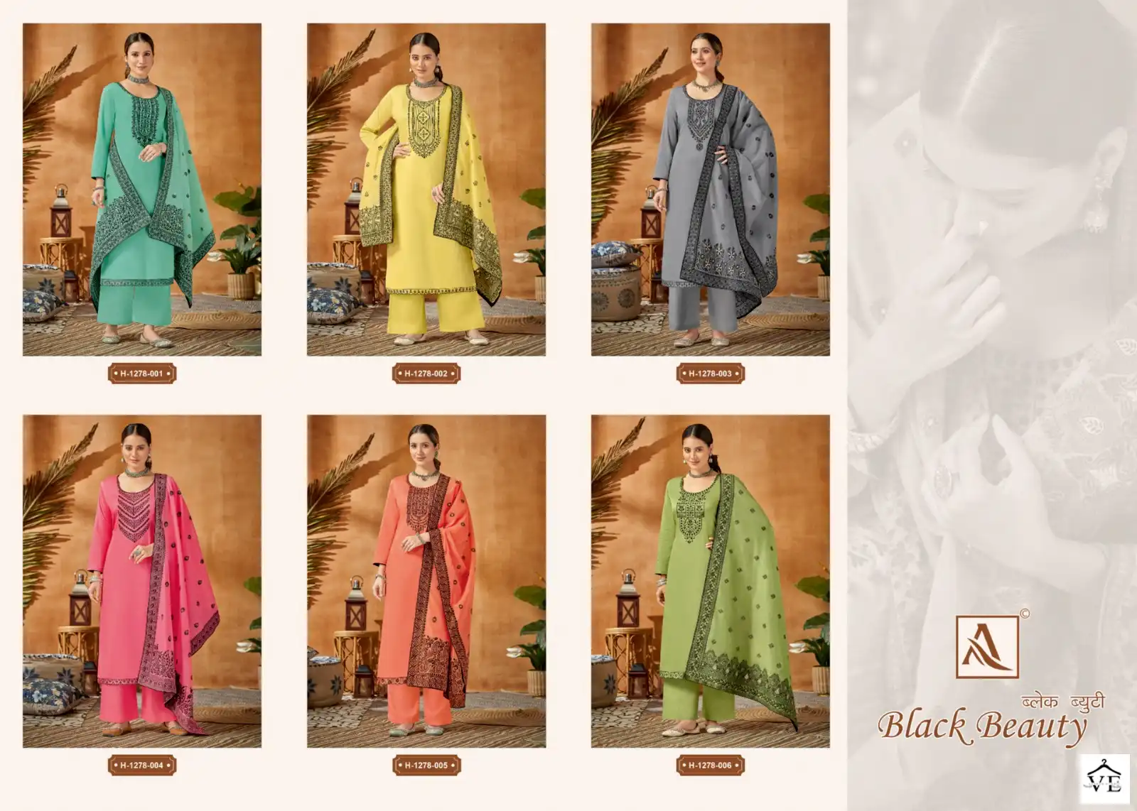 Alok Suits Black Beauty Jam Cotton Wholesale Designer Salwar Suit Catalog — Wholesale Salwar Suits, MPA wholesale from Surat — view 7
