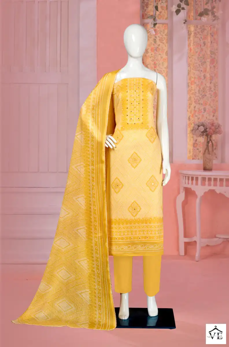Bipson Bmw 2221 Pure Cotton Wholesale Salwar Suit Catalog — Wholesale Salwar Suits, MPA wholesale from Surat - Gallery Image 3