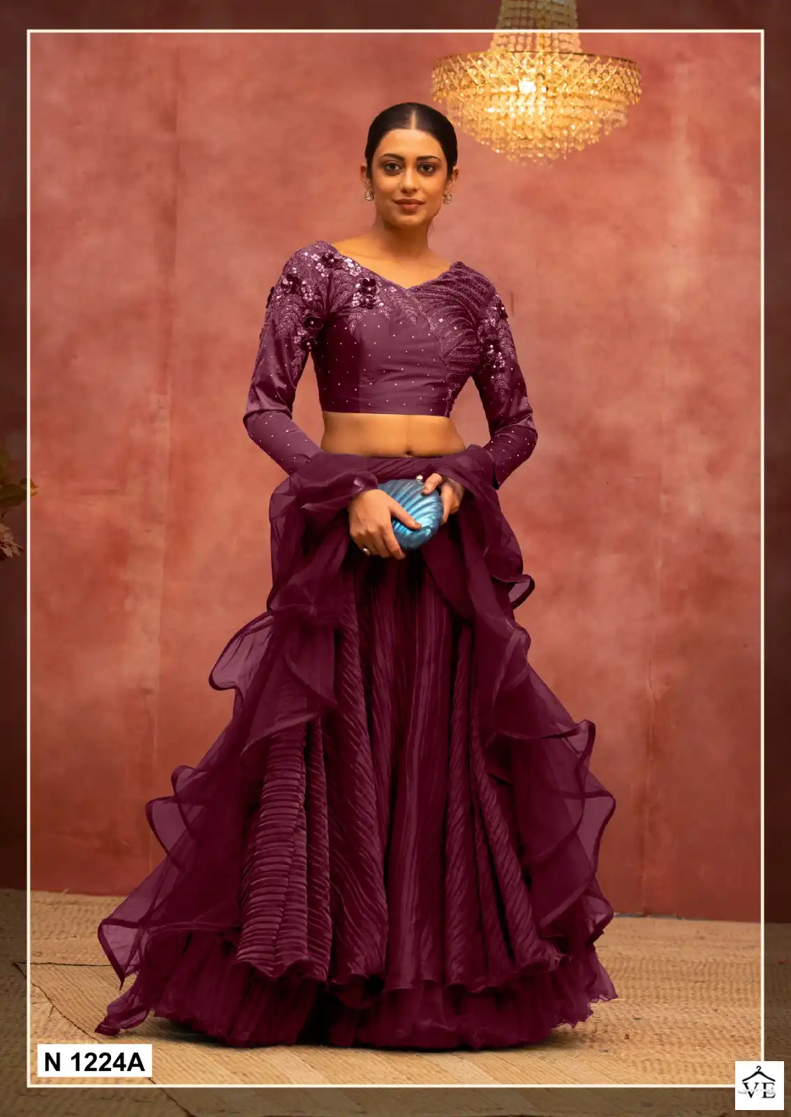 Vardan Ethnic Bonanza Net Fancy Lycra Wholesale Lehenga Catalog — Singles, MPA wholesale from Surat — view 3