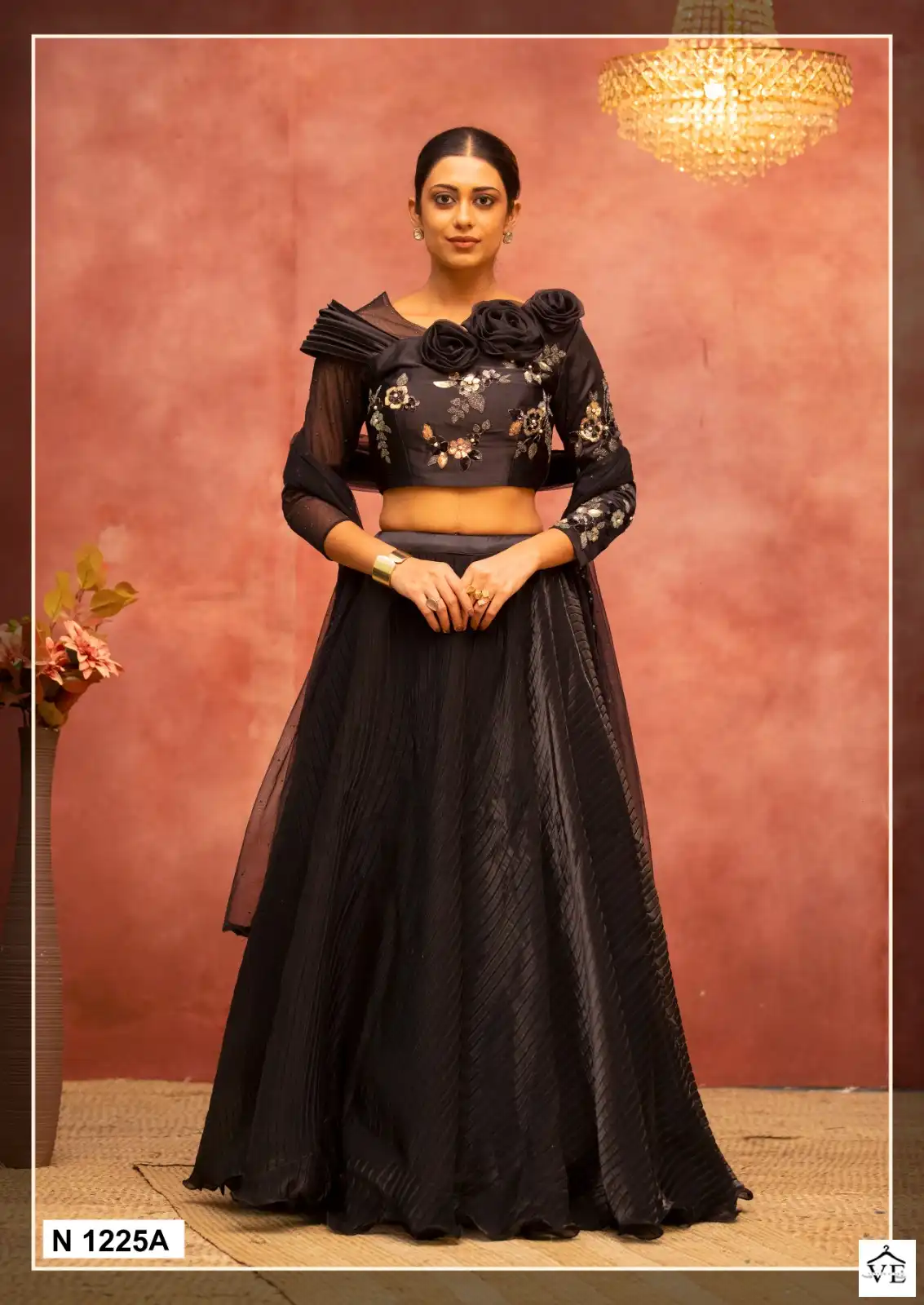 Vardan Ethnic Bonanza Net Fancy Lycra Wholesale Lehenga Catalog — Singles, MPA wholesale from Surat — view 4