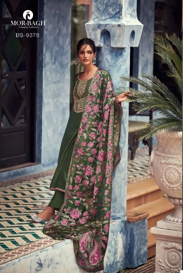 Aashirwad Brasso Silk Wholesale Designer Salwar Suit Catalog — Wholesale Salwar Suits, Aashirwad Creation wholesale from Surat - Gallery Image 4