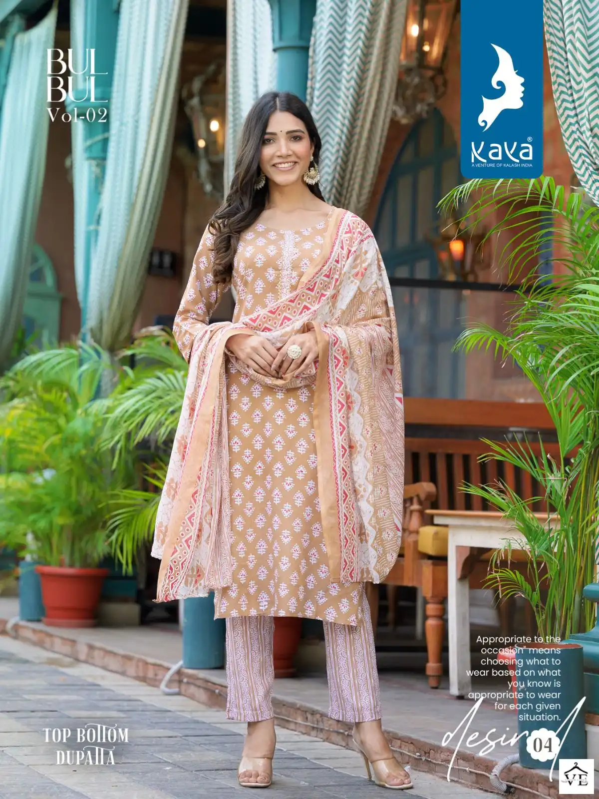 Vardan Ethnic Bulbul 2 Rayon Prints Wholesale Readymade Salwar Suit Catalog — Wholesale Salwar Suits, MPA wholesale from Surat - Gallery Image 5