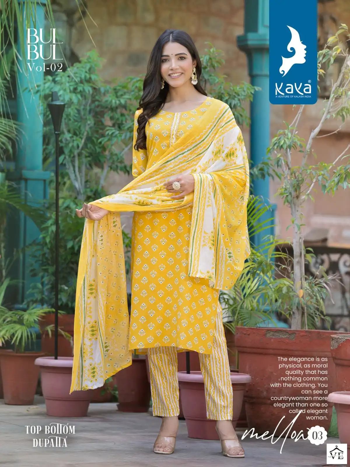 Vardan Ethnic Bulbul 2 Rayon Prints Wholesale Readymade Salwar Suit Catalog — Wholesale Salwar Suits, MPA wholesale from Surat - Gallery Image 6