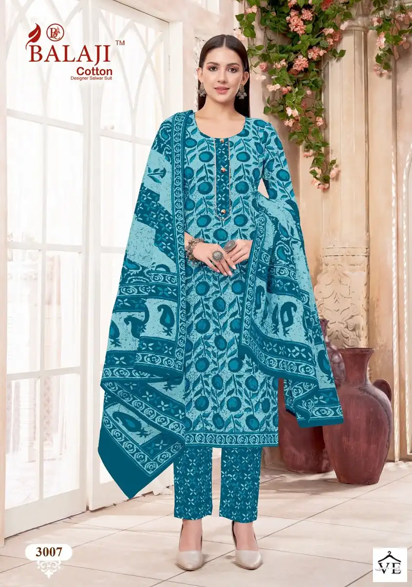 Balaji Battik Art Work Vol 3 Cotton Wholesale Readymade Salwar Suit Catalog — Wholesale Salwar Suits, MPA wholesale from Surat - Gallery Image 7