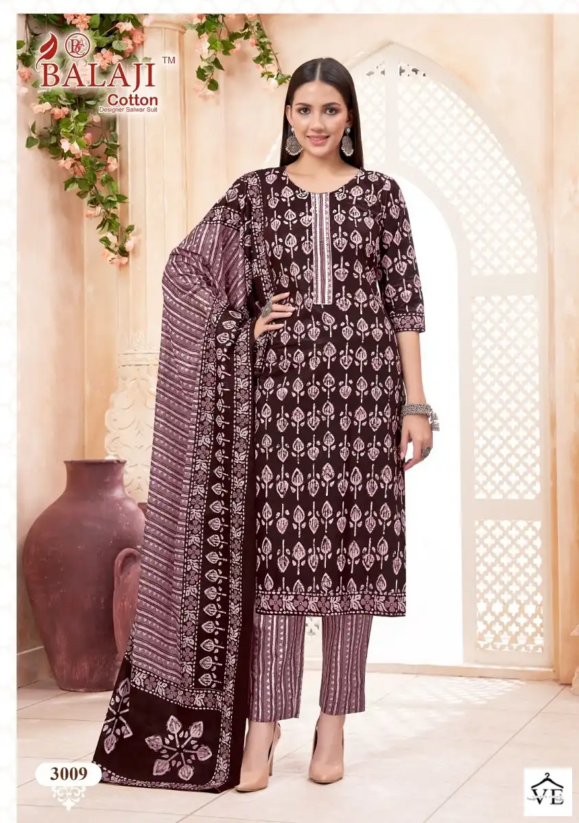 Balaji Battik Art Work Vol 3 Cotton Wholesale Readymade Salwar Suit Catalog — Wholesale Salwar Suits, MPA wholesale from Surat - Gallery Image 9
