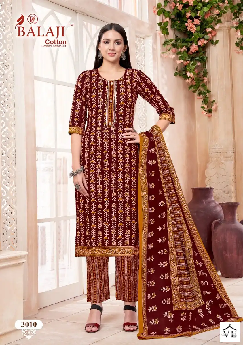 Balaji Battik Art Work Vol 3 Cotton Wholesale Readymade Salwar Suit Catalog — Wholesale Salwar Suits, MPA wholesale from Surat - Gallery Image 10