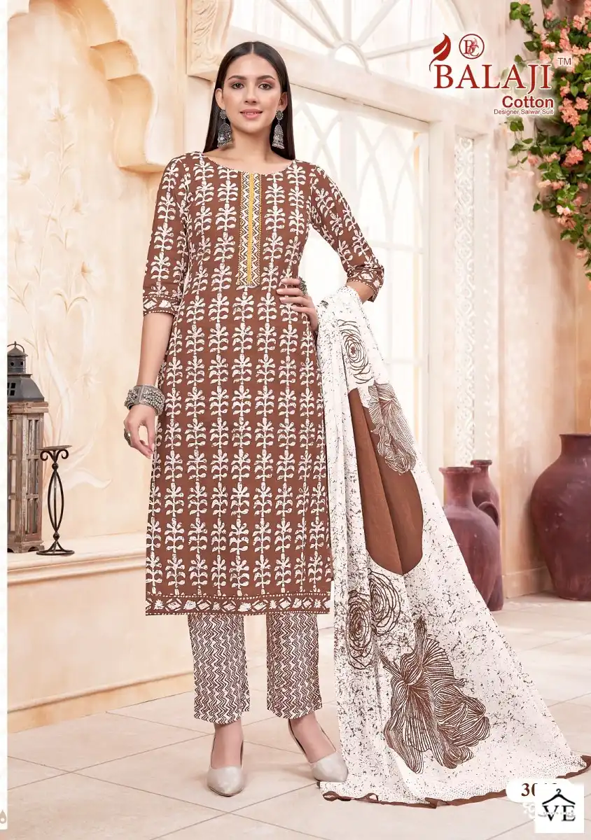 Balaji Battik Art Work Vol 3 Cotton Wholesale Readymade Salwar Suit Catalog — Wholesale Salwar Suits, MPA wholesale from Surat - Gallery Image 12