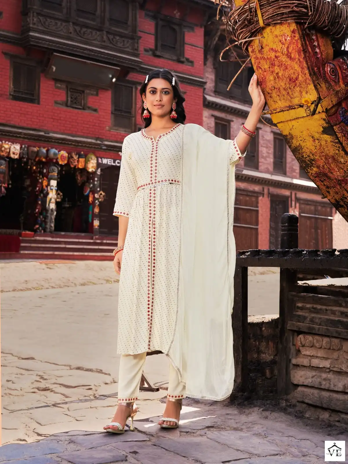 Wanna Biba Rayon Print Wholesale Readymade Salwar Suit Catalog — Wholesale Salwar Suits, MPA wholesale from Surat - Gallery Image 2