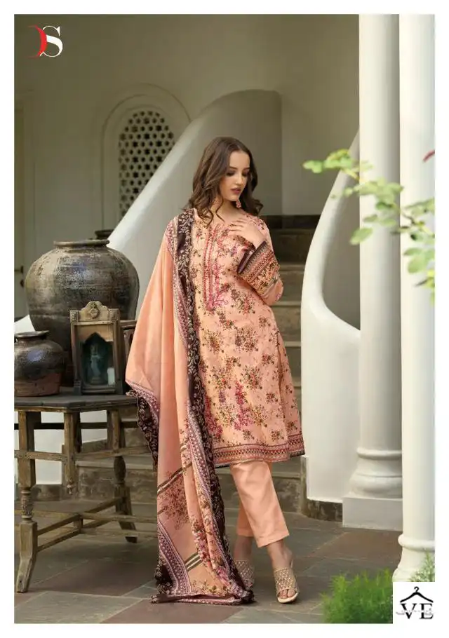 Deepsy Suits Bin Saeed Lawn Collection Vol 4 Cotton Wholesale Pakistani Salwar Suit Catalog — Wholesale Salwar Suits, MPA wholesale from Surat — view 3