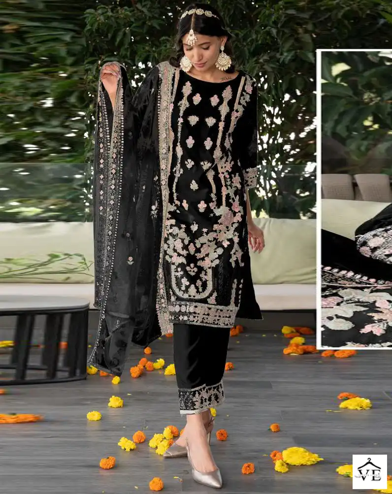 Fepic C 1347 Organza Wholesale Pakistani Salwar Suit Catalog — Wholesale Salwar Suits, MPA wholesale from Surat — view 1