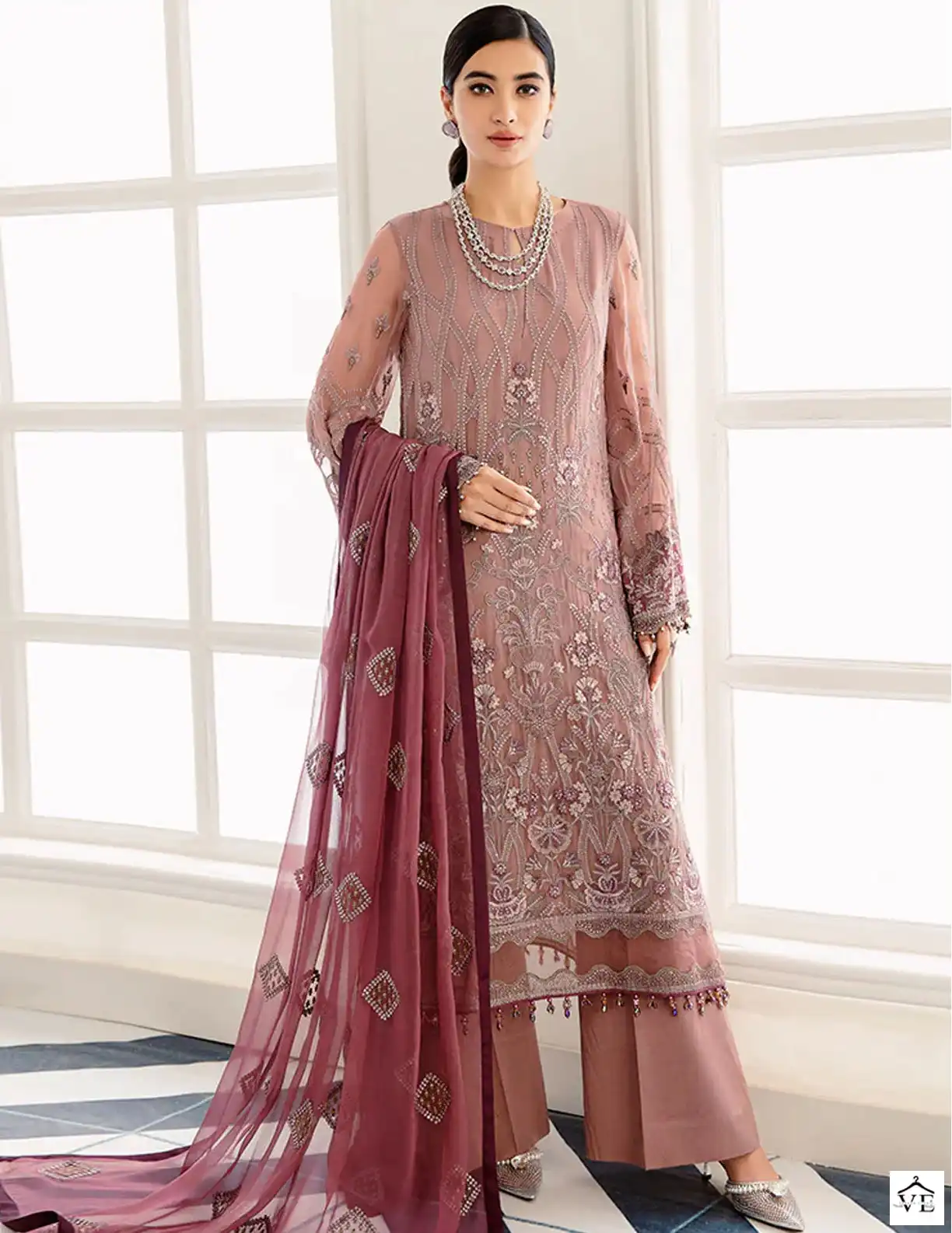 Fepic C 1357 Georgette Wholesale Pakistani Salwar Suit Catalog — Wholesale Salwar Suits, MPA wholesale from Surat — view 1