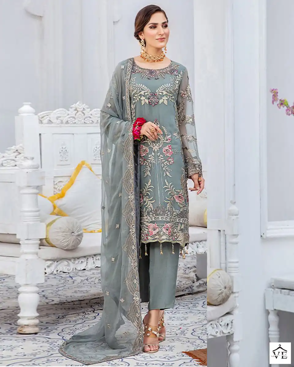 Fepic C 1507 Georgette Wholesale Pakistani Salwar Suit Catalog — Wholesale Salwar Suits, MPA wholesale from Surat — view 1