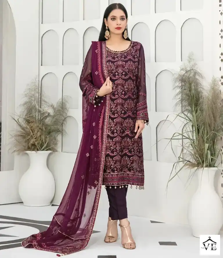 Fepic C 1585 Georgette Wholesale Pakistani Salwar Suit Catalog — Wholesale Salwar Suits, MPA wholesale from Surat — view 1