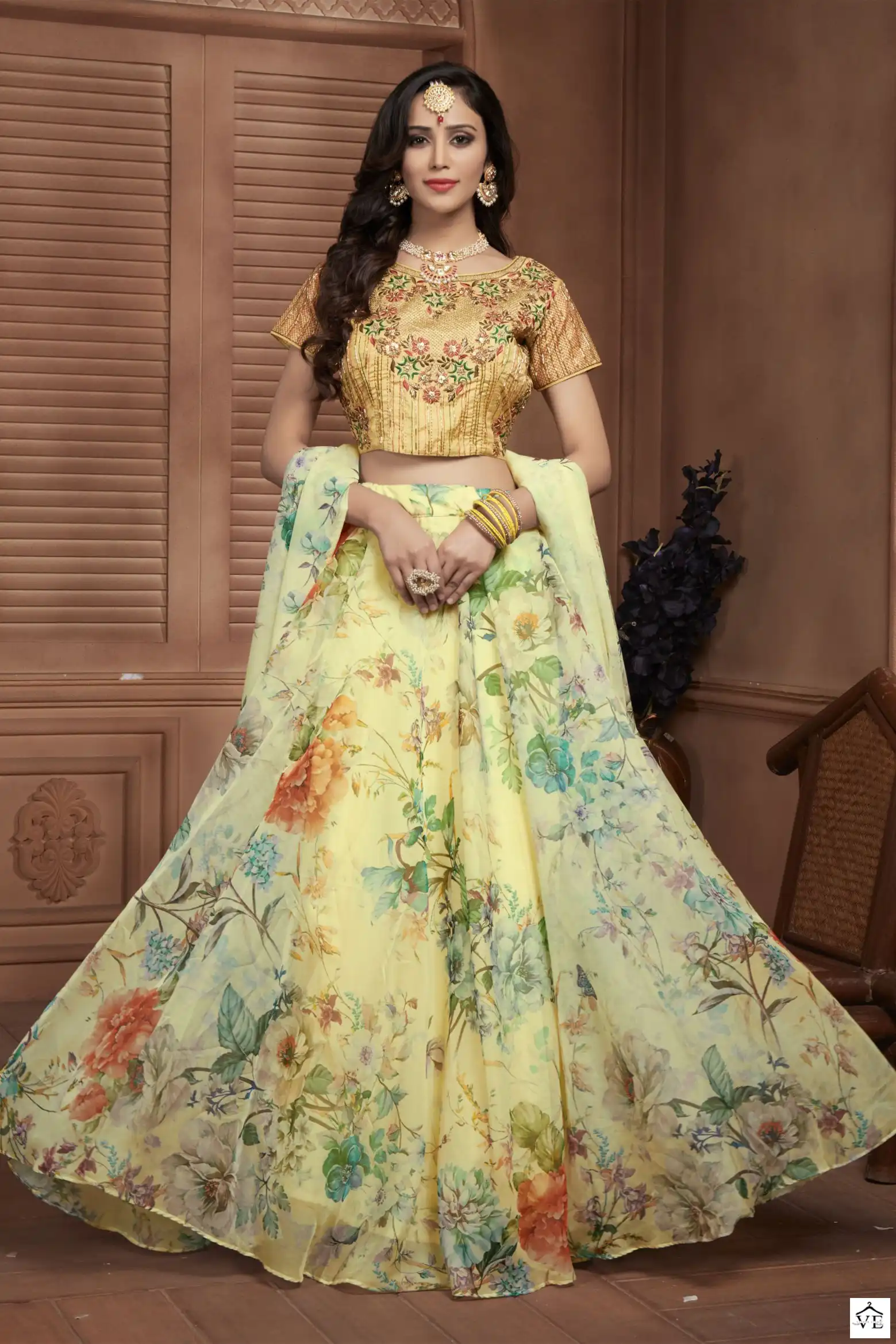 Amoha C1980 To C1983 Premium Pure Organza Wholesale Lehenga Catalog — Wholesale Lehenga, MPA wholesale from Surat — view 1