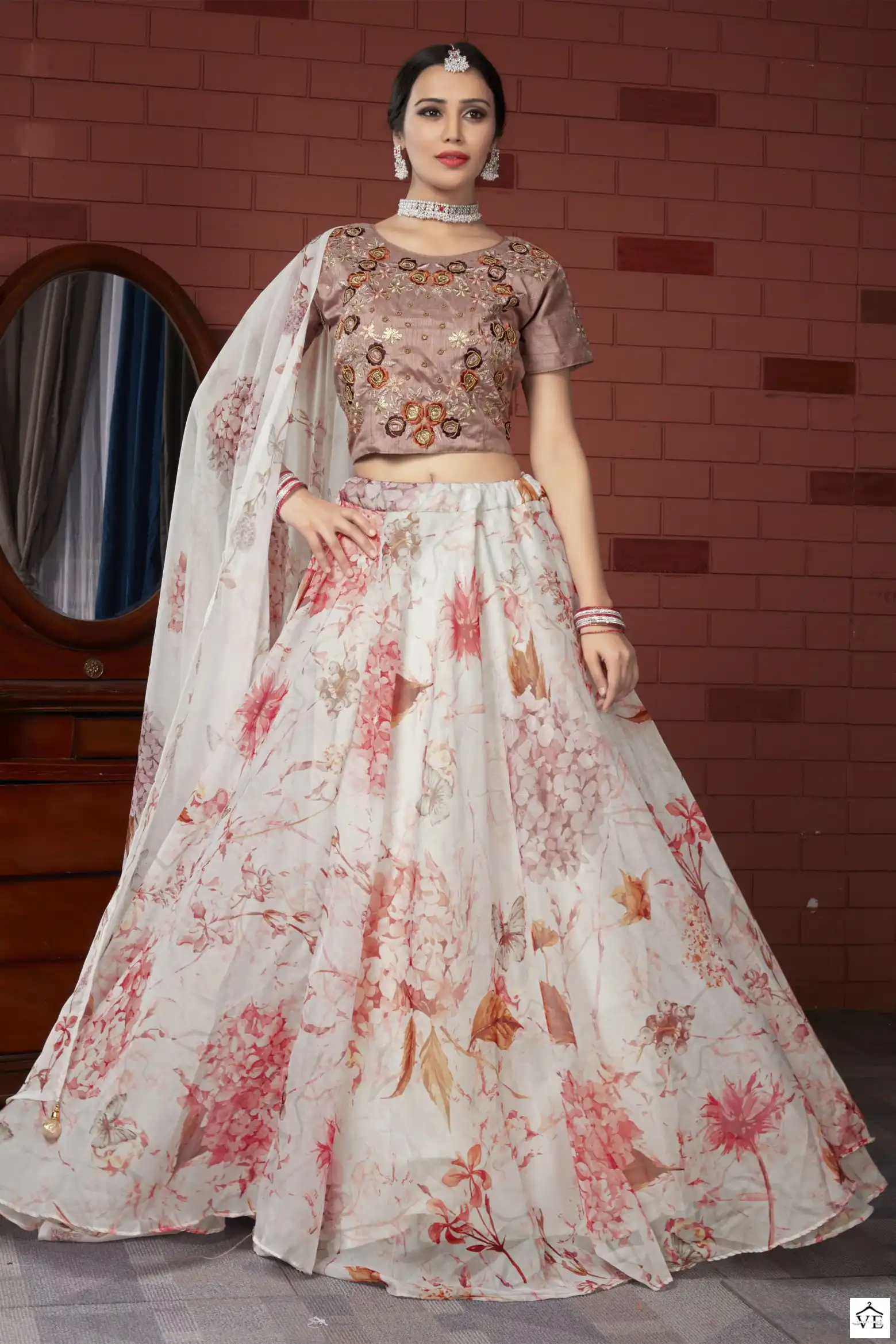 Amoha C1980 To C1983 Premium Pure Organza Wholesale Lehenga Catalog — Wholesale Lehenga, MPA wholesale from Surat - Gallery Image 5