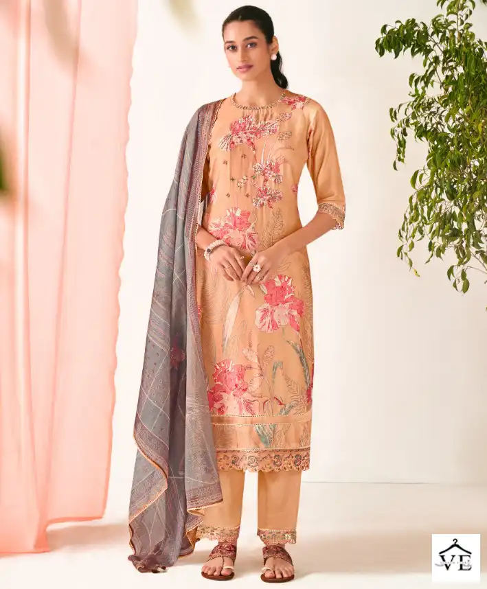Jay Vijay Calista Muslin Wholesale Designer Salwar Suit Catalog — Wholesale Salwar Suits, MPA wholesale from Surat — view 1