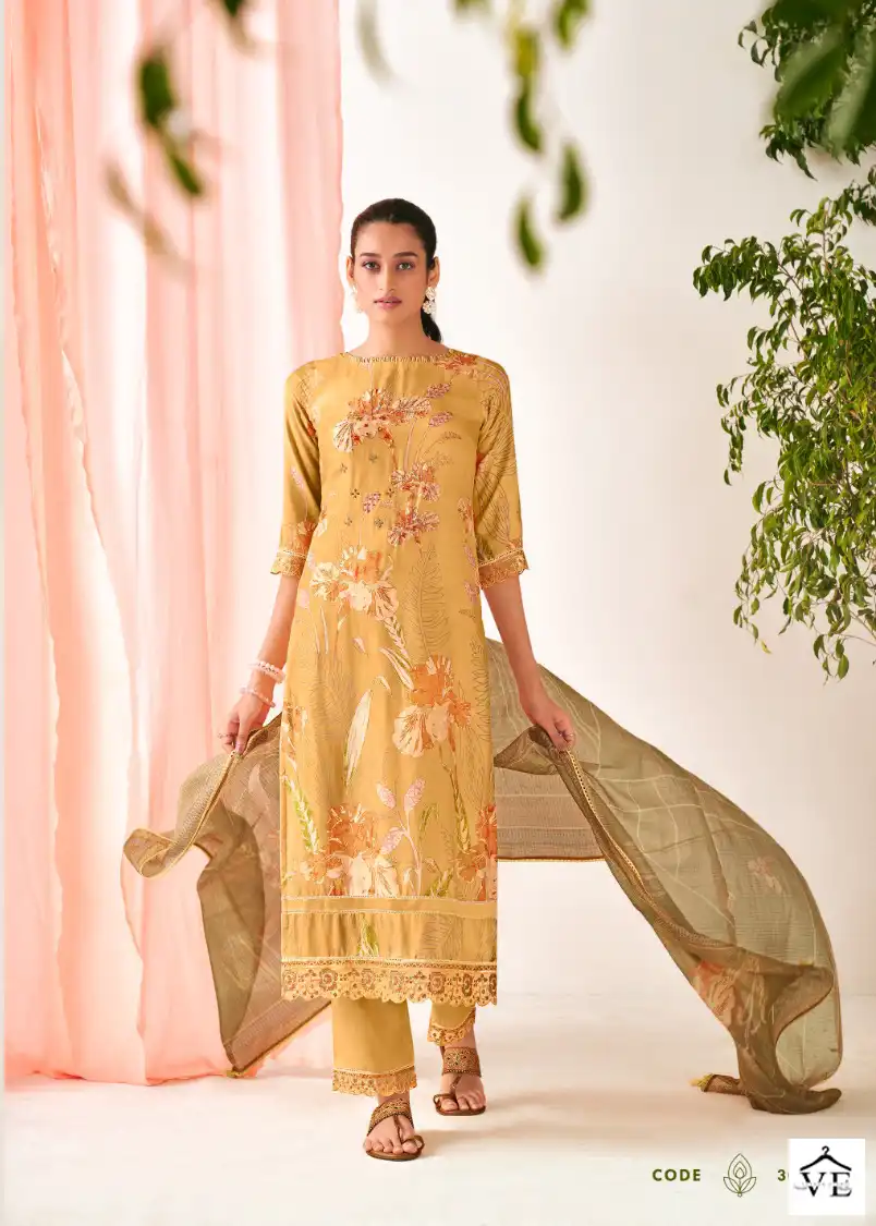 Jay Vijay Calista Muslin Wholesale Designer Salwar Suit Catalog — Wholesale Salwar Suits, MPA wholesale from Surat - Gallery Image 2