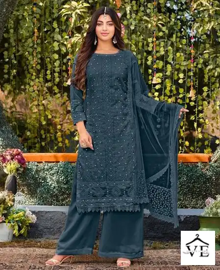 Mrudangi Celebration 2041 Colour Edition Heavy Faux Georgette Wholesale Designer Salwar Suit Catalog — Wholesale Salwar Suits, MPA wholesale from Surat — view 1