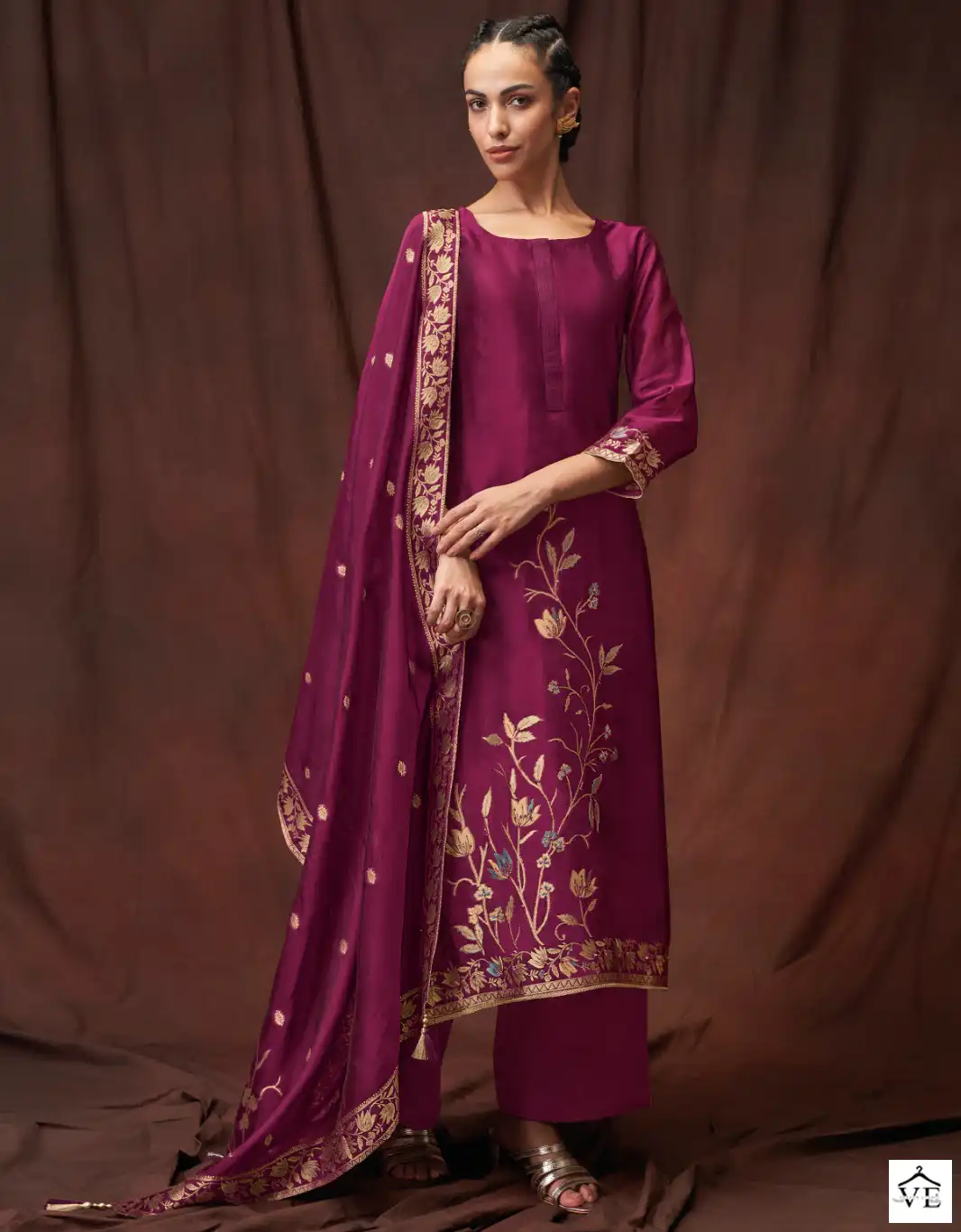 Ganga Chaitra 1792 Premium Viscose Wholesale Designer Salwar Suit Catalog — Wholesale Salwar Suits, Ganga wholesale from Surat — view 1