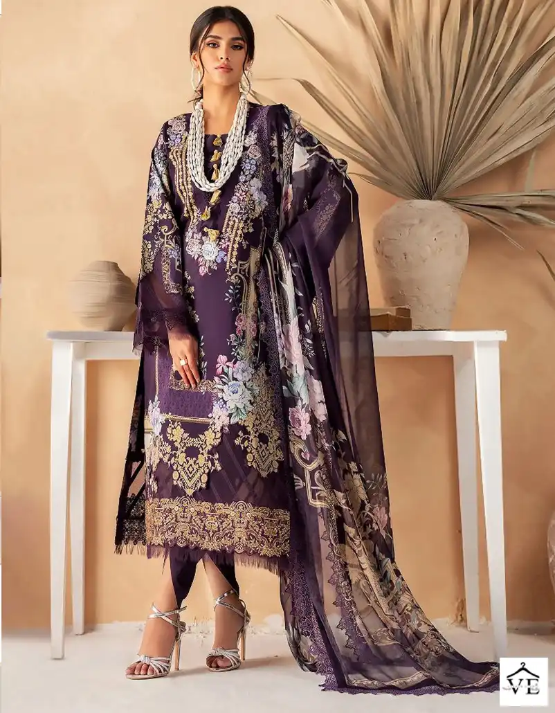Shree Fabs Charigma Vol 2 Cambric Wholesale Pakistani Salwar Suit Catalog — Wholesale Salwar Suits, MPA wholesale from Surat — view 1