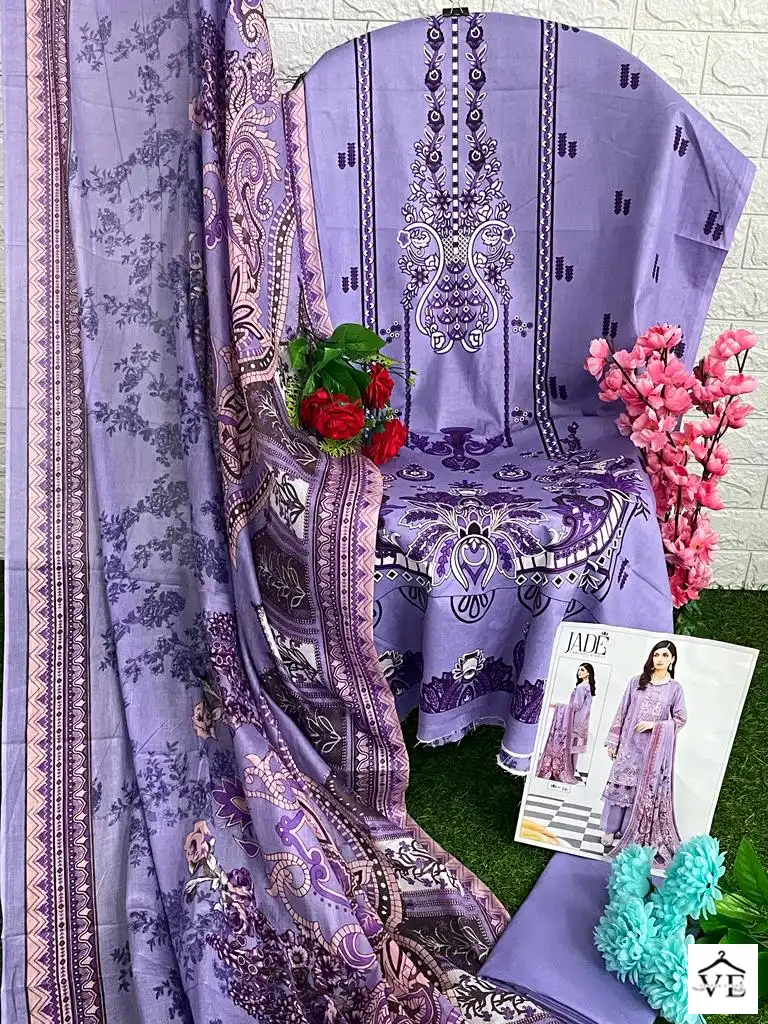 Jade Chevron Exclusive Heavy Cotton Vol 2 Pure Heavy Lawn Wholesale Pakistani Salwar Suit Catalog — Wholesale Salwar Suits, MPA wholesale from Surat - Gallery Image 7