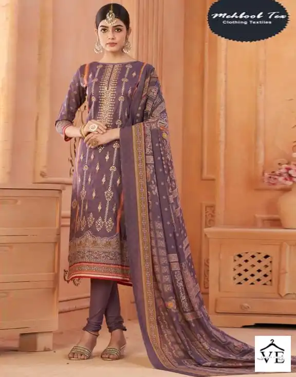 Mehbbob Tex Chevron Luxury Lawn Collection Vol 6 Super Wholesale Pakistani Salwar Suit Catalog — Wholesale Salwar Suits, MPA wholesale from Surat — view 1