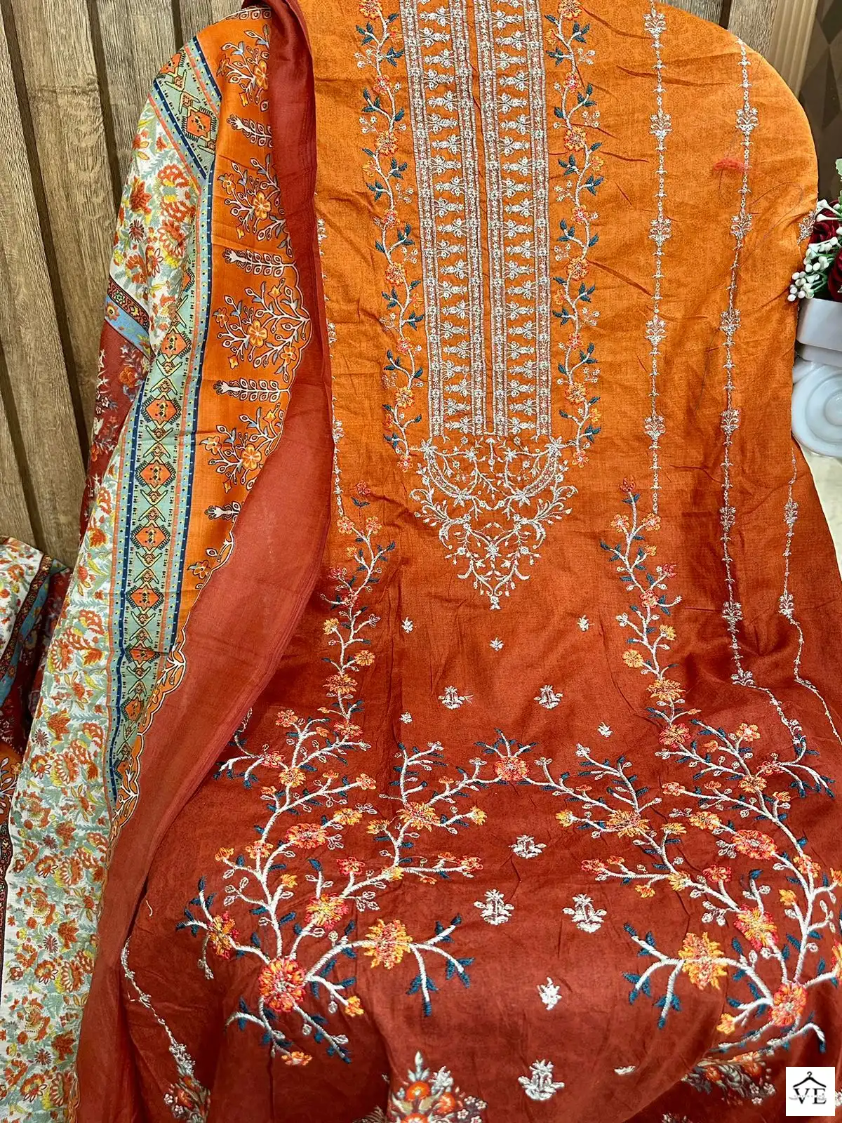 Mehbbob Tex Chevron Luxury Lawn Collection Vol 6 Super Wholesale Pakistani Salwar Suit Catalog — Wholesale Salwar Suits, MPA wholesale from Surat - Gallery Image 8