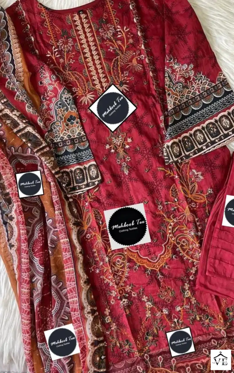Mehboob Tex Chevron Luxury Lawn Collection Vol 6 Wholesale Pakistani Salwar Suit — Wholesale Salwar Suits, MPA wholesale from Surat — view 10