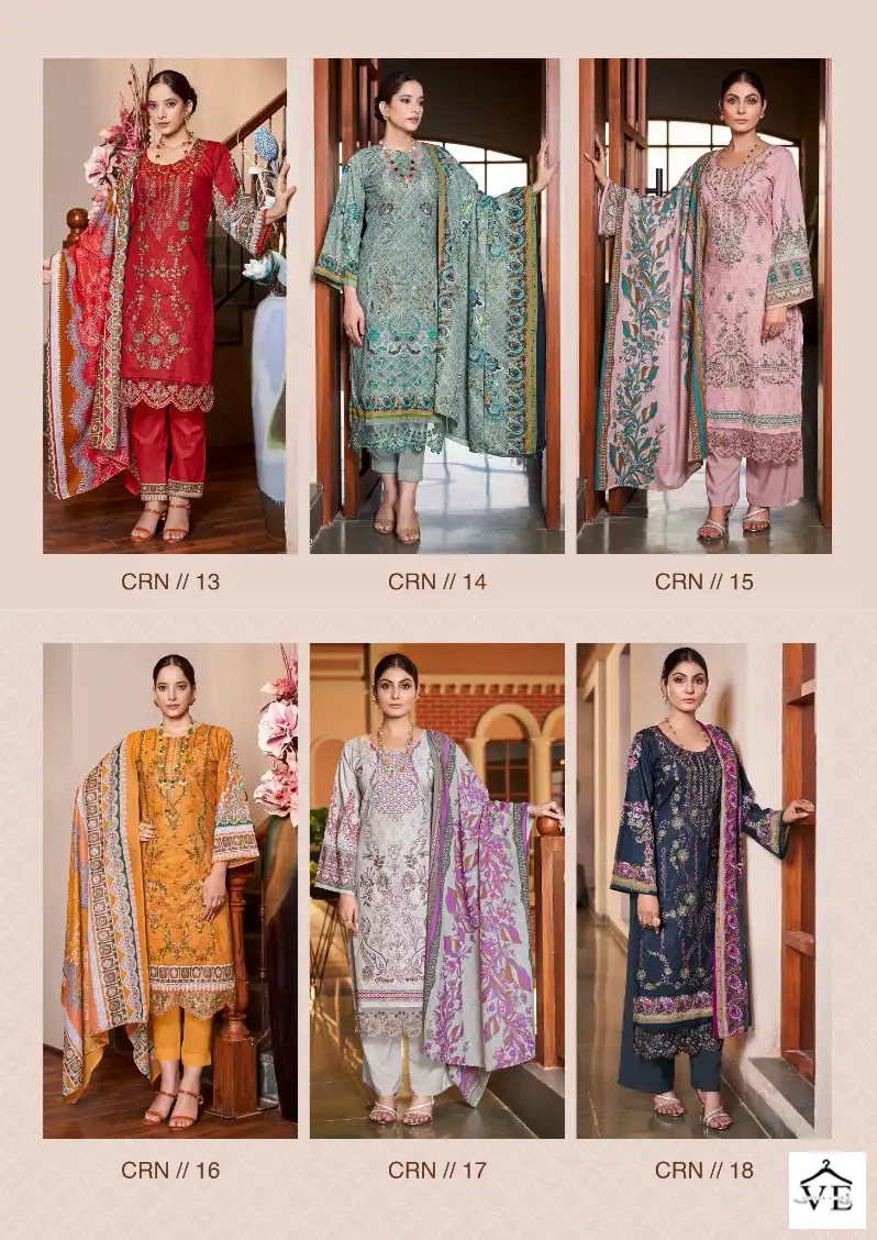 Levisha Chevron Nx Lawn Cotton Wholesale Pakistani Salwar Suit Catalog — Wholesale Salwar Suits, Levisha wholesale from Surat — view 7