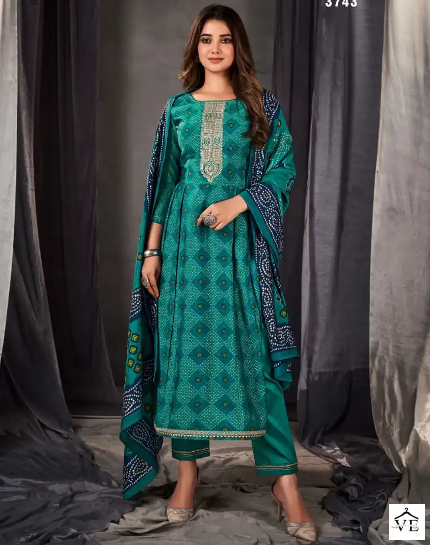 Rang Chunariya Muslin Wholesale Designer Salwar Suit Catalog — Wholesale Salwar Suits, MPA wholesale from Surat — view 1