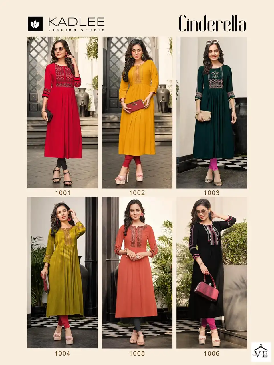 Kadlee Cinderella Rayon Wholesale Kurtis Catalog — Wholesale Kurtis, Kadlee Fashion Studio wholesale from Surat — view 7