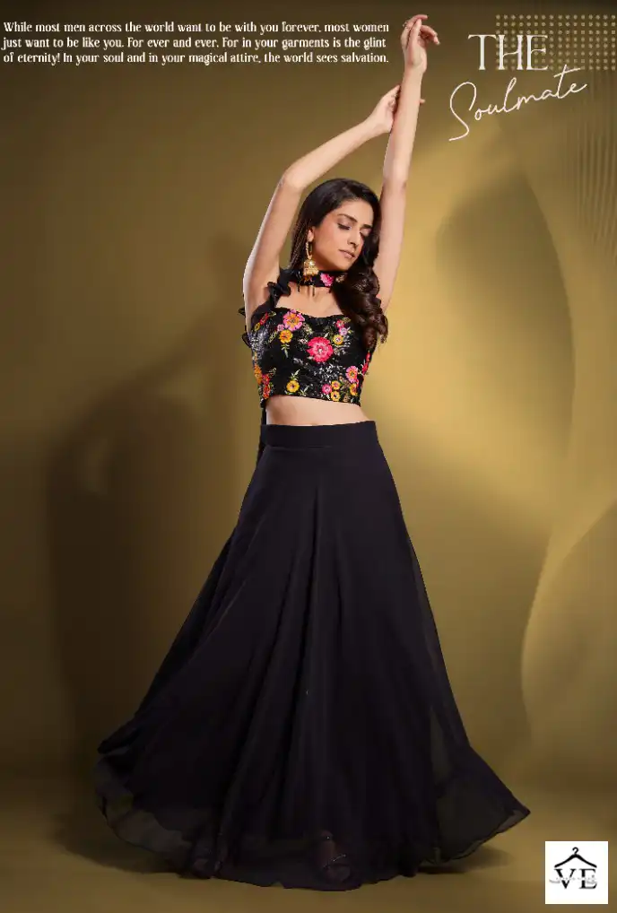 Arya Designs Cinderella Vol 17 Organza Wholesale Lehenga Catalog — Wholesale Lehenga, MPA wholesale from Surat - Gallery Image 6