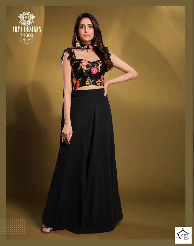 Arya Designs Cinderella Vol 17 Organza Wholesale Lehenga Catalog — Wholesale Lehenga, MPA wholesale from Surat - Gallery Image 8