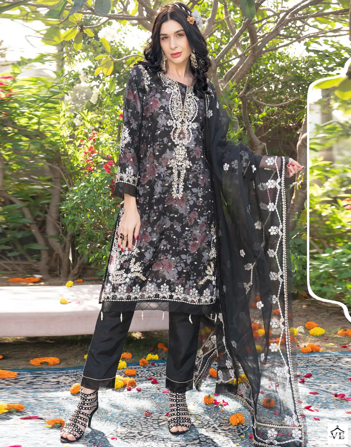 Fepic Cn549 Organza Wholesale Pakistani Readymade Salwar Suit Catalog — Wholesale Salwar Suits, MPA wholesale from Surat — view 1