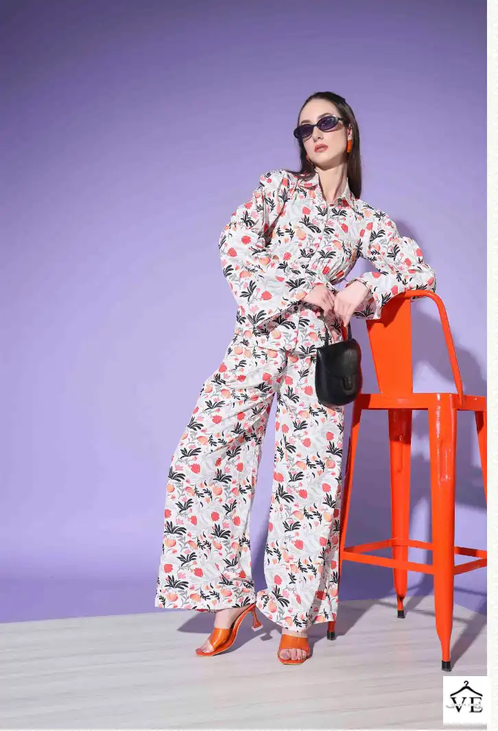 Vardan Ethnic Coards Platinum Creap Wholesale Co-ord Set Catalog — Wholesale Kurtis, MPA wholesale from Surat - Gallery Image 3