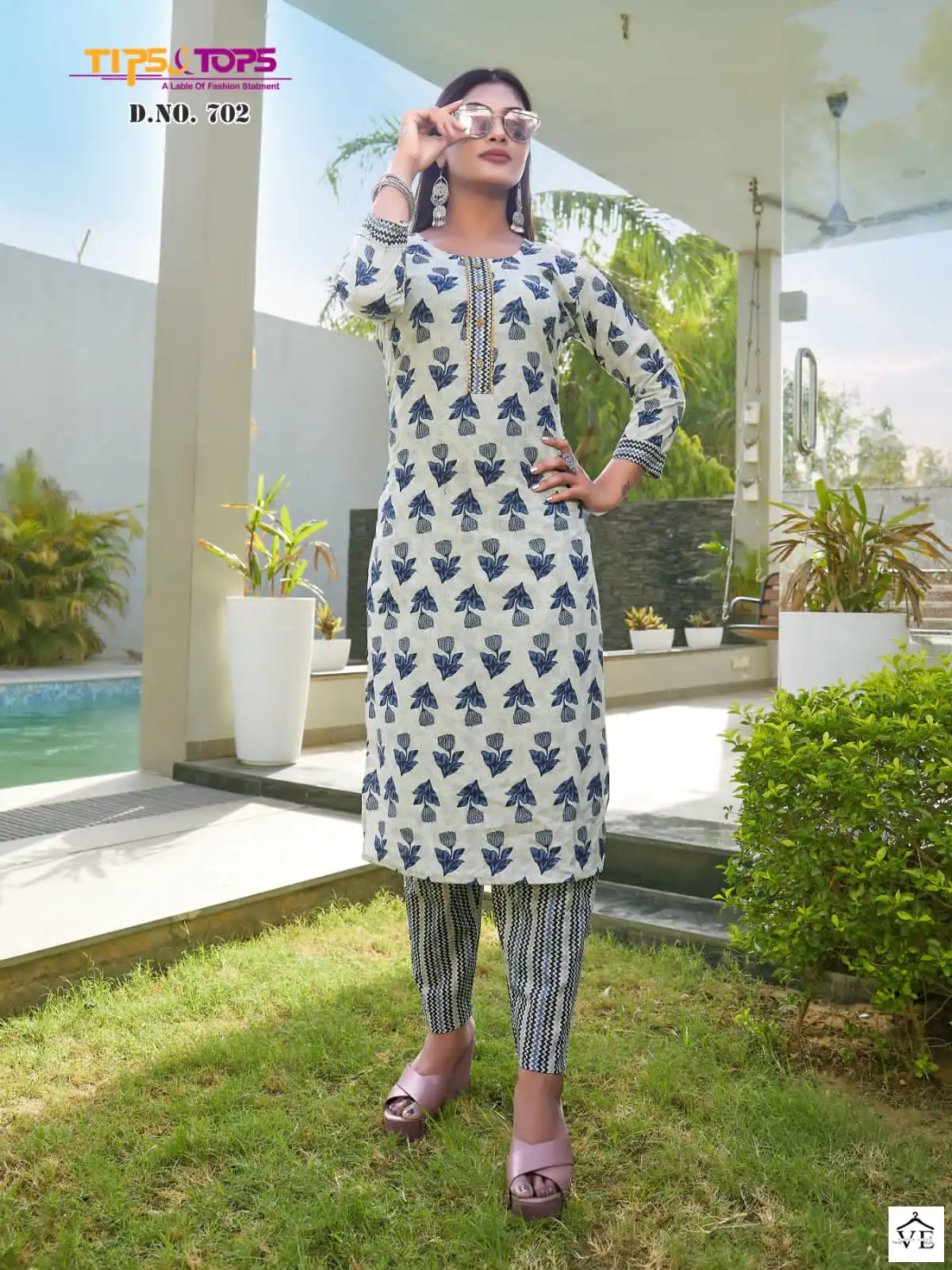 Tips & Tops Cotton Candy Vol 07 Cotton Print Wholesale Kurtis Catalog — Wholesale Kurtis, MPA wholesale from Surat - Gallery Image 4