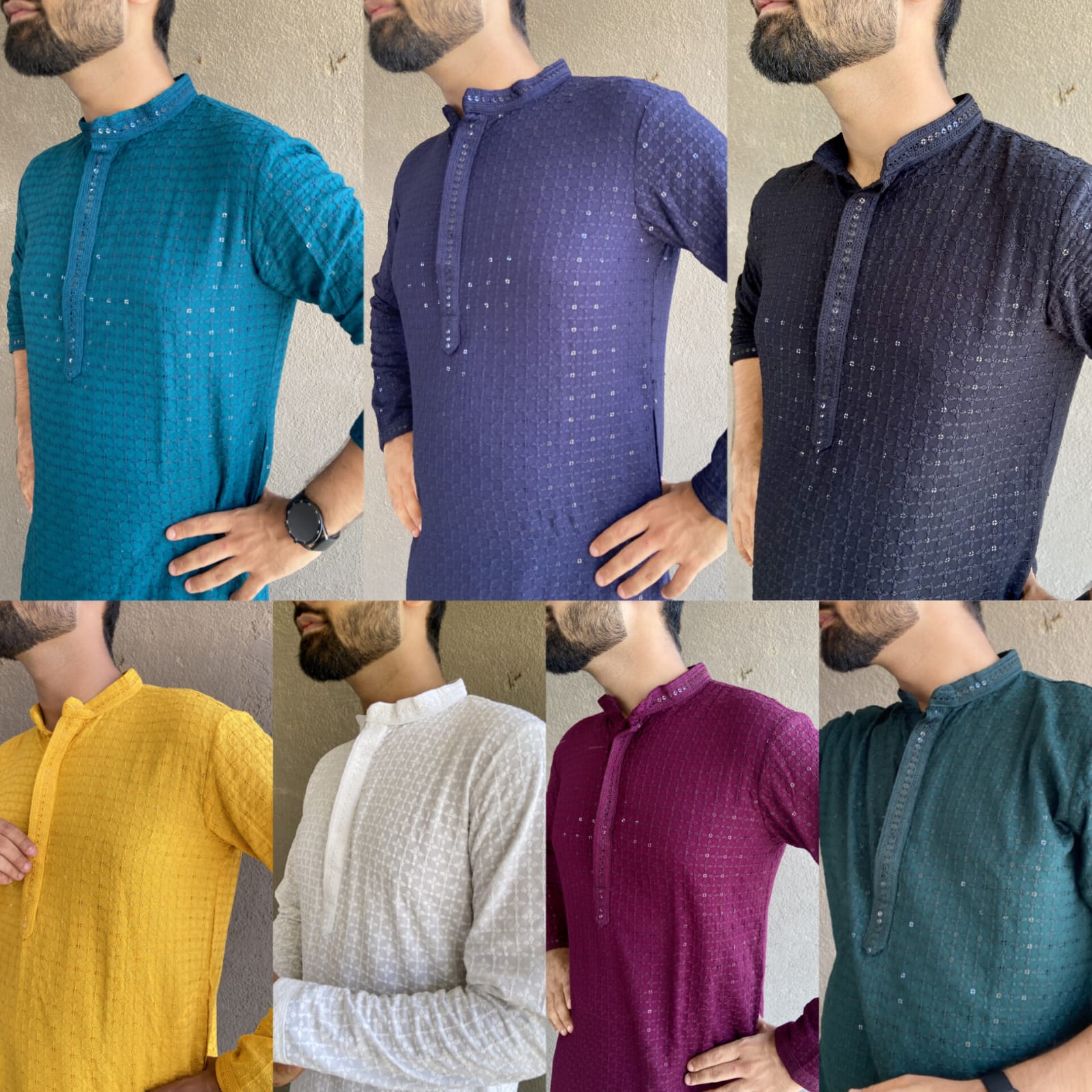 Vardan Ethnic Chikan Kurta 14 Kg Heavy Rayon Wholesale Kurta With Pajama Catalog — Wholesale, MPA wholesale from Surat — view 15