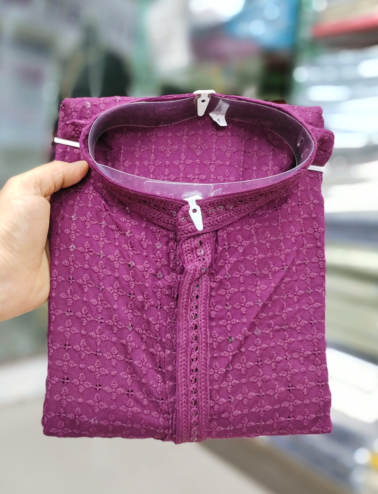 Vardan Ethnic Chikan Kurta 14 Kg Heavy Rayon Wholesale Kurta With Pajama Catalog — Wholesale, MPA wholesale from Surat — view 5