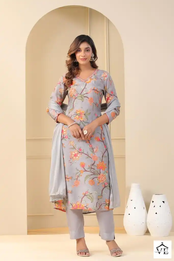 Vardan Ethnic Combo Set Wise Collection 1 Maslin Wholesale Designer Readymade Salwar Suit Catalog — Wholesale Salwar Suits, MPA wholesale from Surat - Gallery Image 2