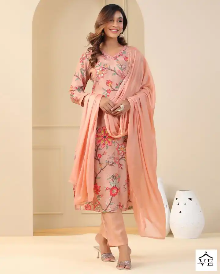 Vardan Ethnic Combo Set Wise Collection 1 Maslin Wholesale Designer Readymade Salwar Suit Catalog — Wholesale Salwar Suits, MPA wholesale from Surat — view 1