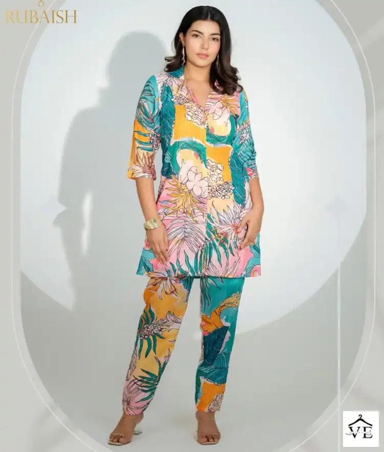 Vardan Ethnic Comfy Cotton Muslin Wholesale Co-Ord Sets Catalog — Wholesale Kurtis, MPA wholesale from Surat — view 1