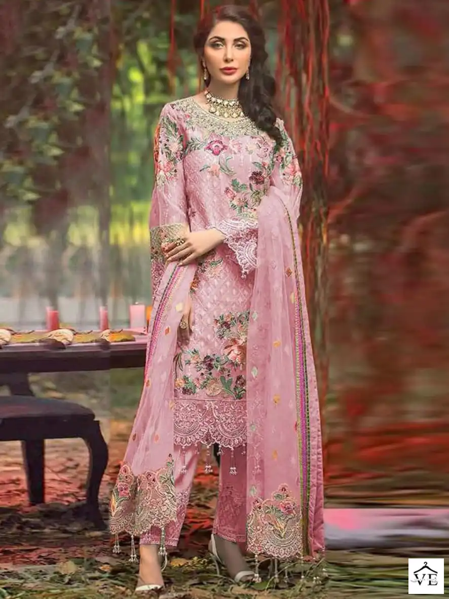 Fepic D 5167 Faux Georgette Wholesale Pakistani Salwar Suit Catalog — Wholesale Salwar Suits, MPA wholesale from Surat — view 1