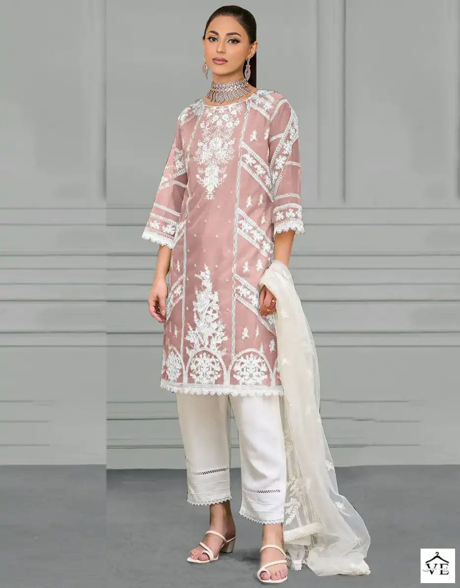 Fepic D 5412 Organza Wholesale Pakistani Salwar Suit Catalog — Wholesale Salwar Suits, MPA wholesale from Surat — view 1