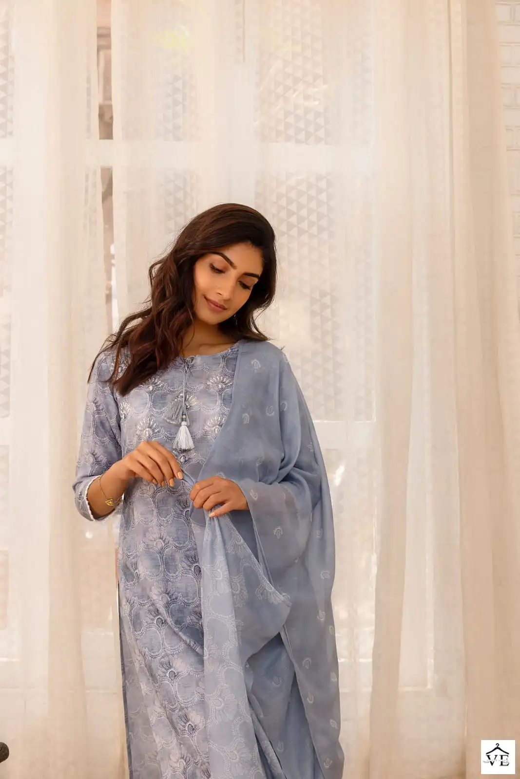 Psyna D No 3049 Linen Wholesale Readymade Salwar Suit Catalog — Wholesale Salwar Suits, MPA wholesale from Surat — view 2