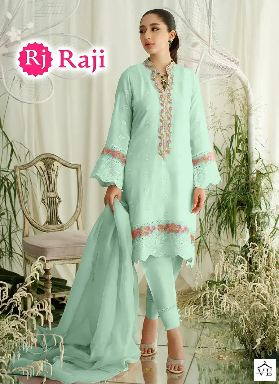 Afsana D.No 303 Pure Georgette Wholesale Readymade Pakistani Salwar Suit Catalog — Wholesale Salwar Suits, MPA wholesale from Surat - Gallery Image 2