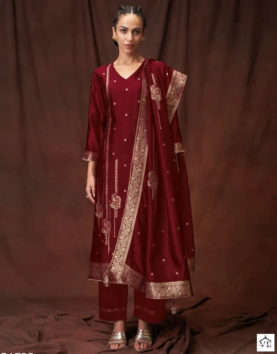 Ganga Dayanita 1795 Premium Viscose Wholesale Designer Salwar Suit Catalog — Wholesale Salwar Suits, Ganga wholesale from Surat — view 1