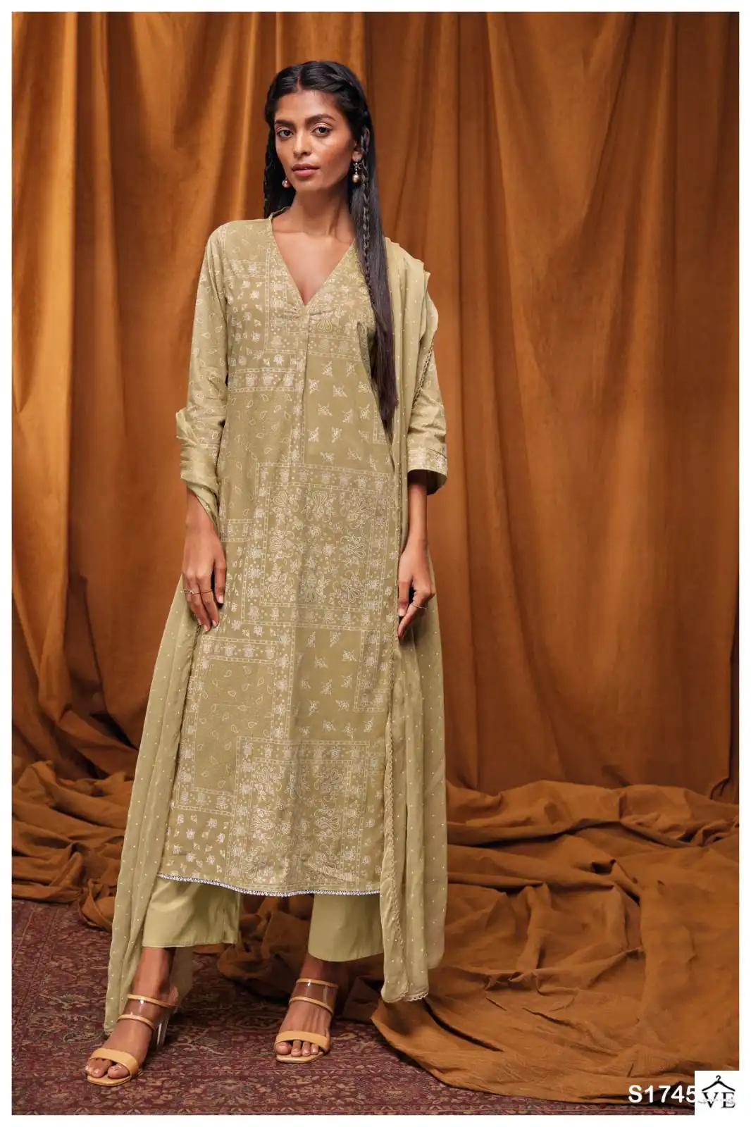 Ganga Dayita 1745 Premium Cotton Wholesale Designer Salwar Suit Catalog — Wholesale Salwar Suits, MPA wholesale from Surat - Gallery Image 2
