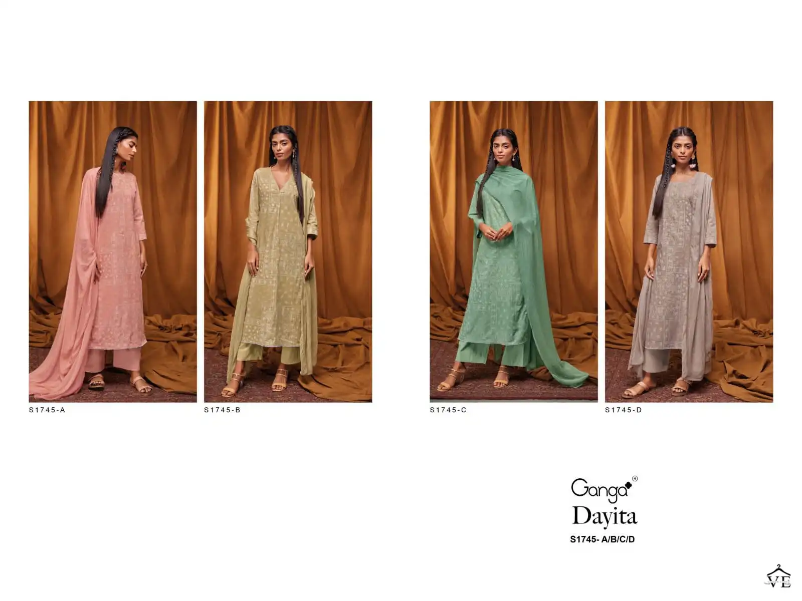 Ganga Dayita 1745 Premium Cotton Wholesale Designer Salwar Suit Catalog — Wholesale Salwar Suits, MPA wholesale from Surat — view 6