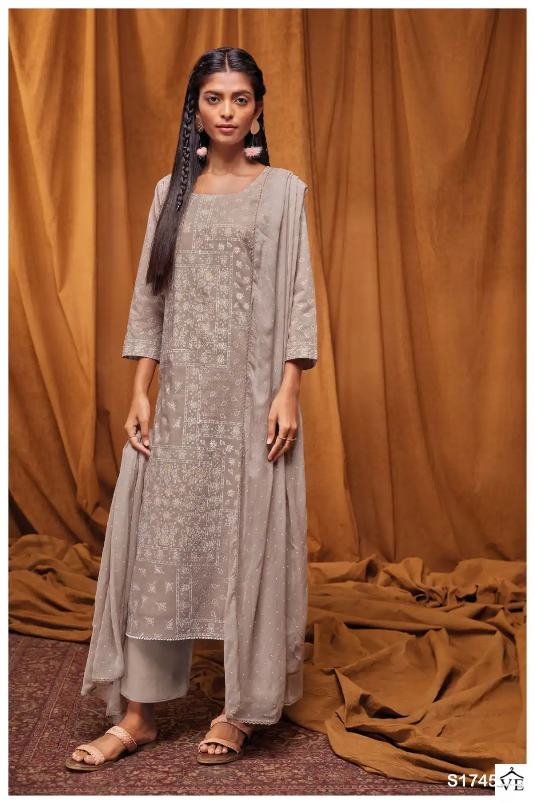 Ganga Dayita 1745 Premium Cotton Wholesale Designer Salwar Suit Catalog — Wholesale Salwar Suits, MPA wholesale from Surat - Gallery Image 4