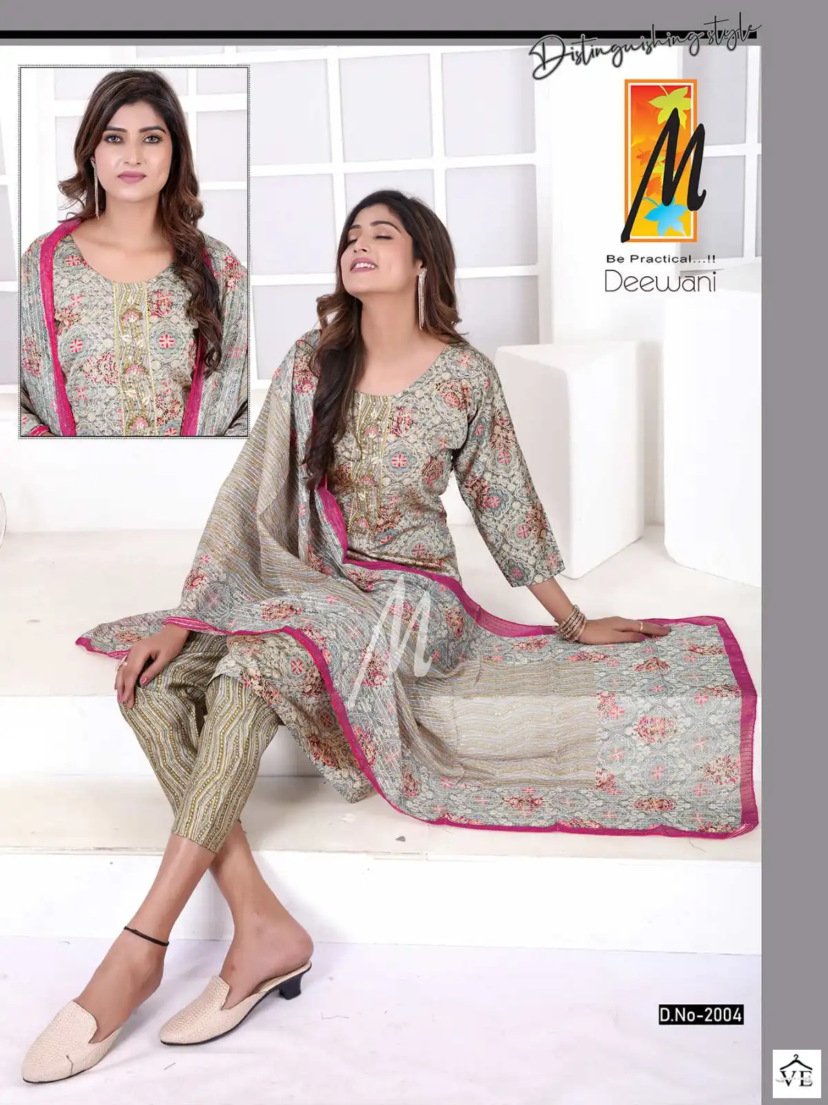 Vardan Ethnic Deewani Heavy Chanderi Wholesale Readymade Suits Catalog — Wholesale Salwar Suits, MPA wholesale from Surat - Gallery Image 4